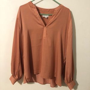 Coral Blouse